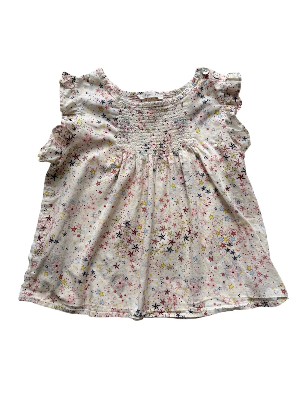 Copper Key Star Print Top Size Small